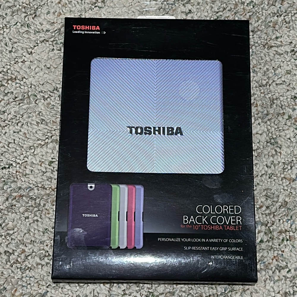 Toshiba Colored Back Cover 10” NWT